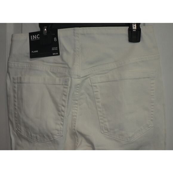 I.n.c. International Concepts Women's High-Rise Pull-on Flare White Size 8 $70 - Picture 6 of 6